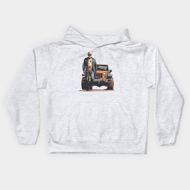 Jeep like a champ! Kids Hoodie by mksjr